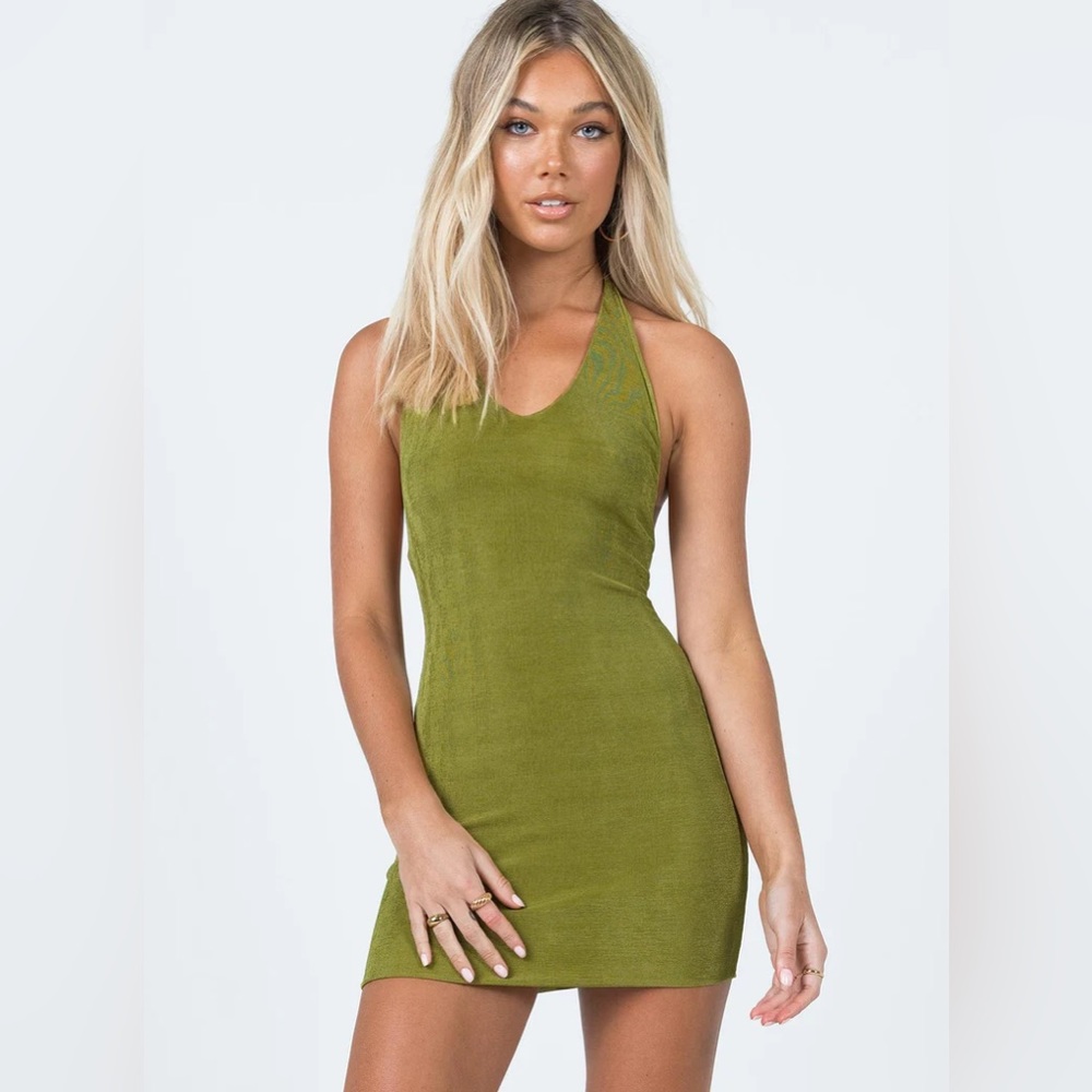 Riviera Green Mini Dress
